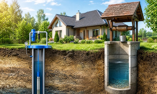 Автономное водоснабжение загородного дома Рузаевка: скважина или колодец
